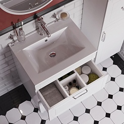 Iddis Мебель для ванной Oxford 60 белая – фотография-8